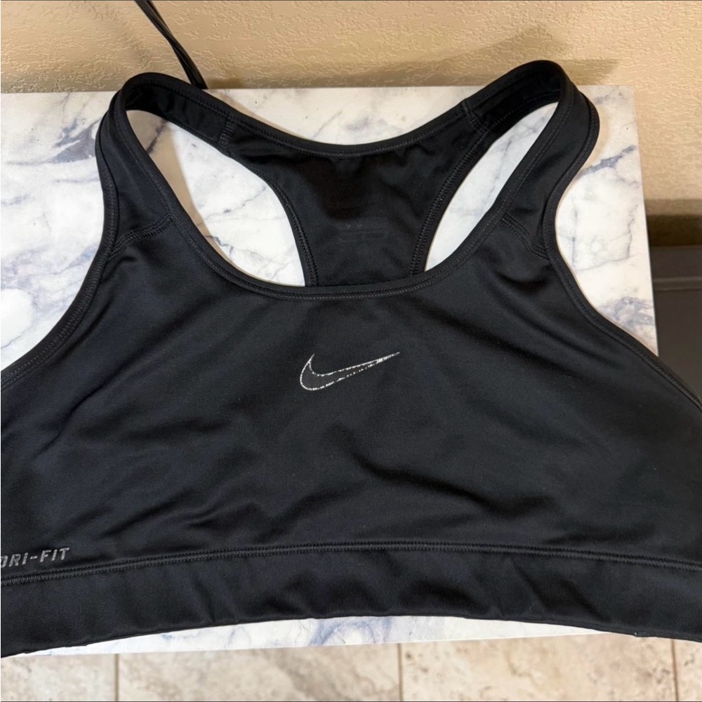 Nike Black Racerback Dri-FIT Sports Bra